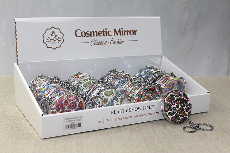 Taşlı El Aynası Anahtarlık Model 8