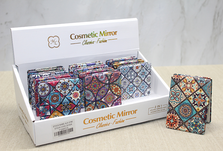 Taşlı El Aynası Dikdörtgen İnce Model 6