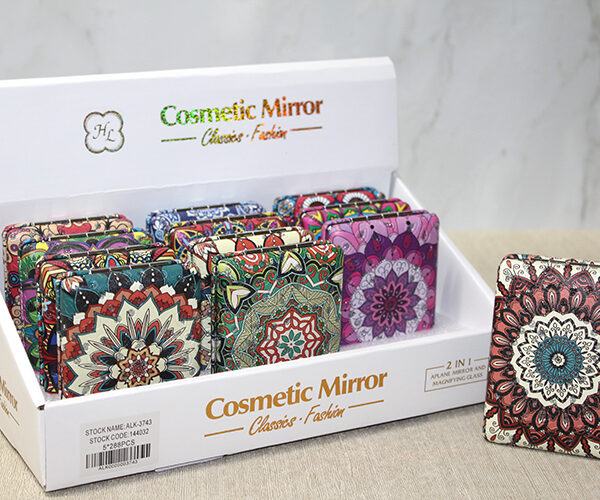 Taşlı El Aynası Dikdörtgen Kalın Model 4