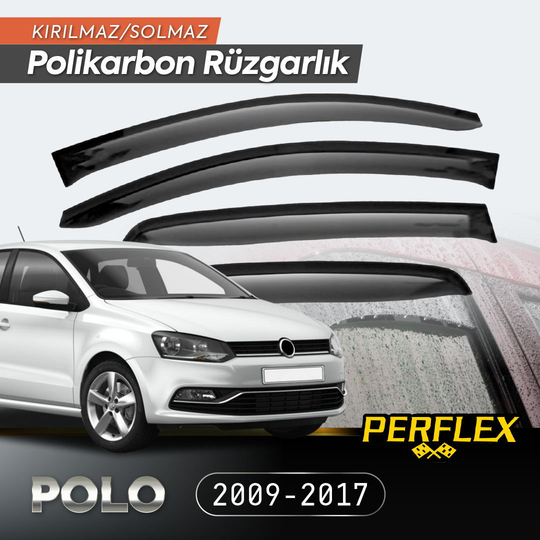 VW Polo 2009-2017 Cam Rüzgarlığı V2 Düz VW Polo 2009-2017 Cam Rüzgarlığı V2 Düz