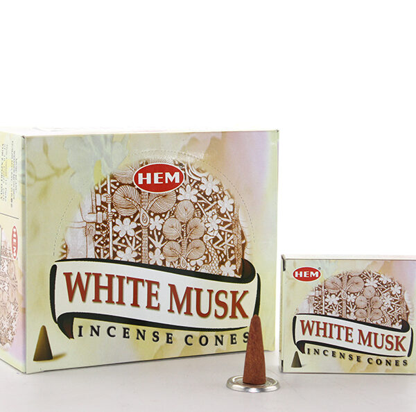 White Musk Aromalı Konik Tütsü