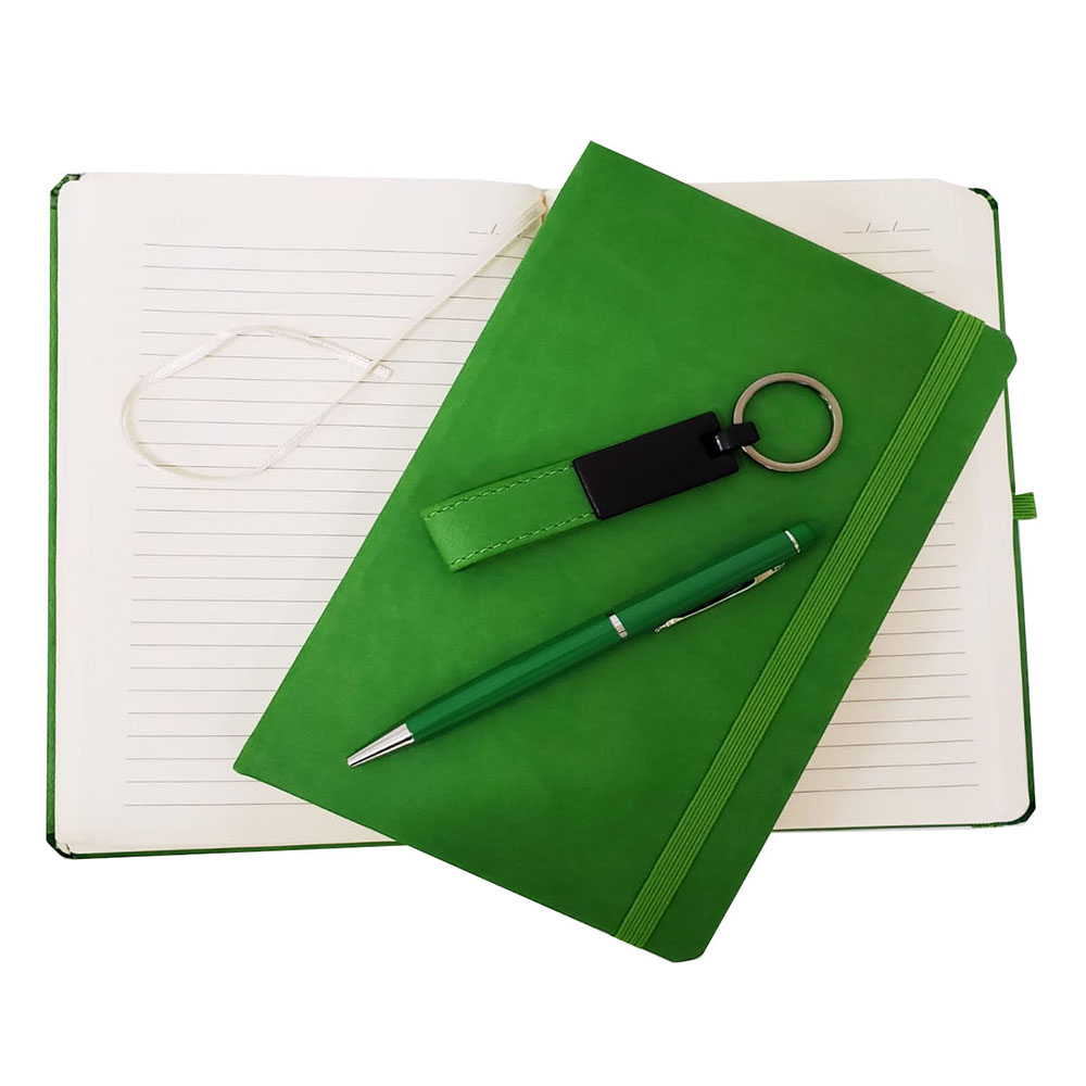 Yeşil Termo Deri Defter